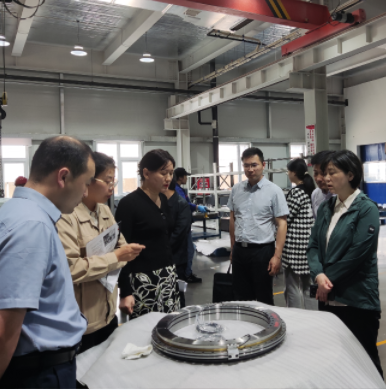 河南省科技廳黨組成員、副廳長(zhǎng)陶曼晞一行實(shí)地調(diào)研洛陽(yáng)鴻元軸承